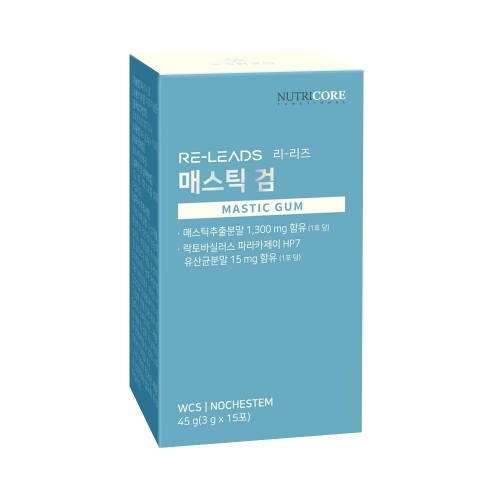 뉴트리코어 리리즈 매스틱 검 45g(3gx15포)